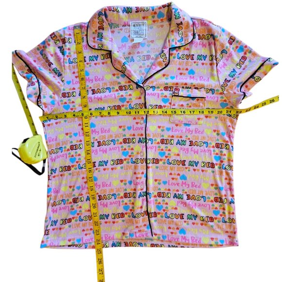 Pink Multi pajama set- NWOT-Size Large - Picture 15 of 16